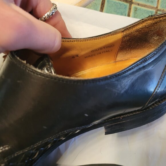 Bally Giustino black woven loafers size 42/8.5 - Picture 2 of 7